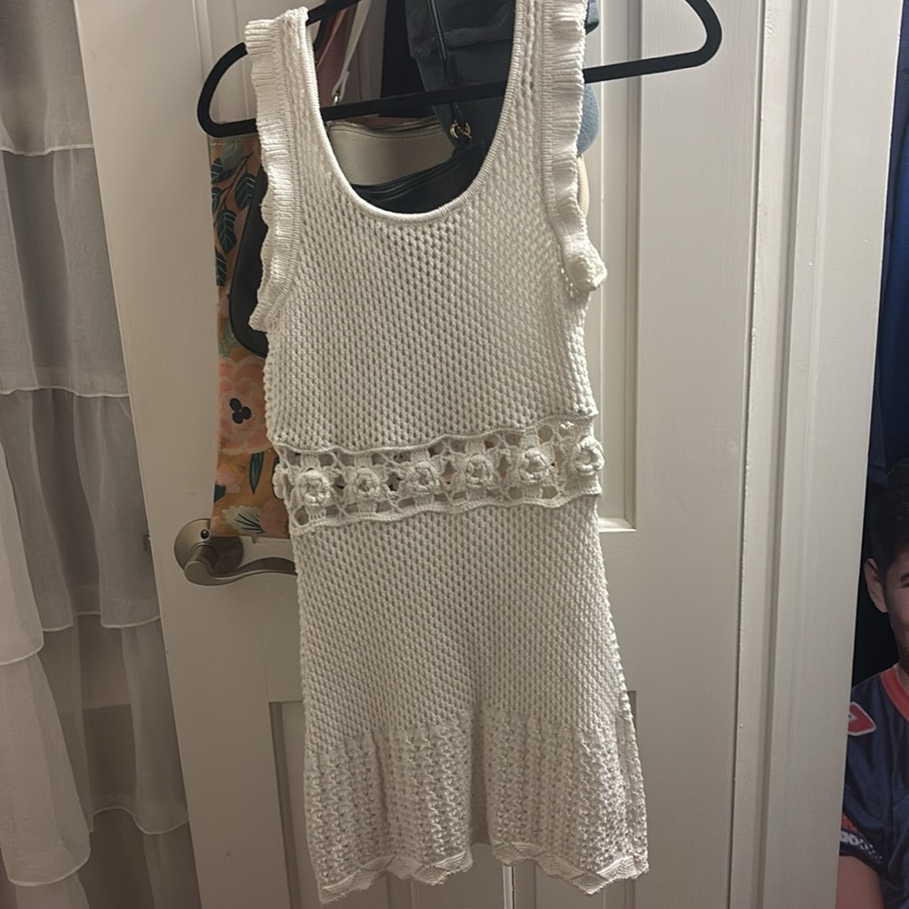 White knit dress - Picture 7 of 9